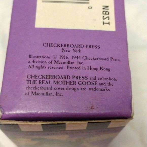 Vintage 1987 The Real Mother Goose Rhymes for Boys & Girls Mini‎ HC 6 Book Set - Picture 5 of 14